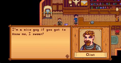 clint stardew valley|Stardew Valley Clint: Schedule, Gifts, And More .
